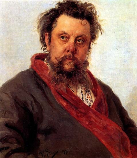 И.Е.Репин. Портрет М.П.Мусоргского. 1881. Третьяковская галерея